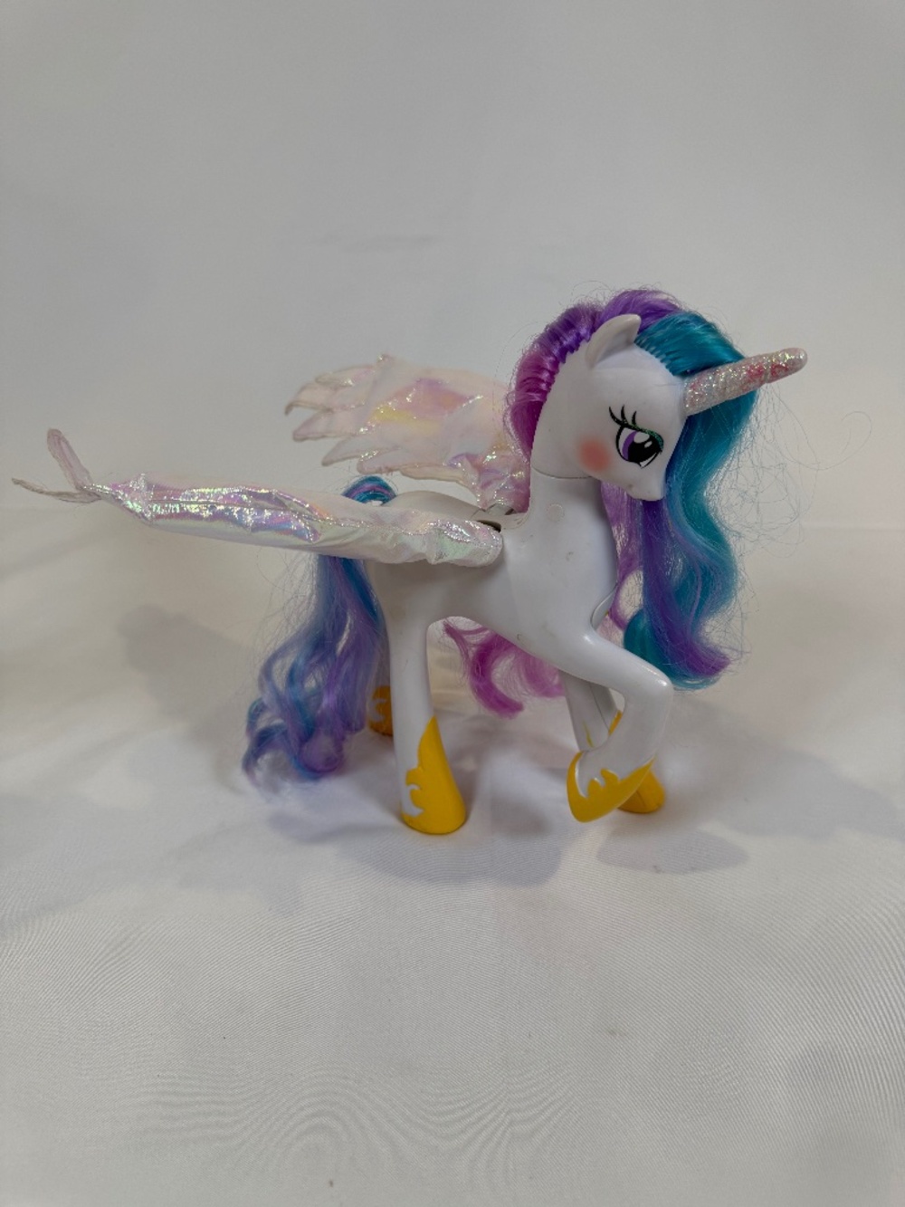 My Little Pony Princess Celestia Light Up Wings WORKING Unicorn Toy Hasbro Figur